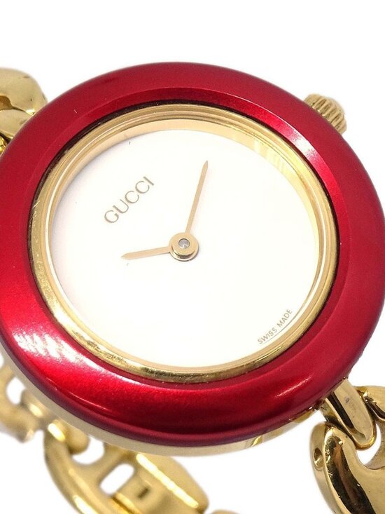 Gucci 11/12.2 Change Bezel Chameleon Quartz Watch SS 187128 main image 14